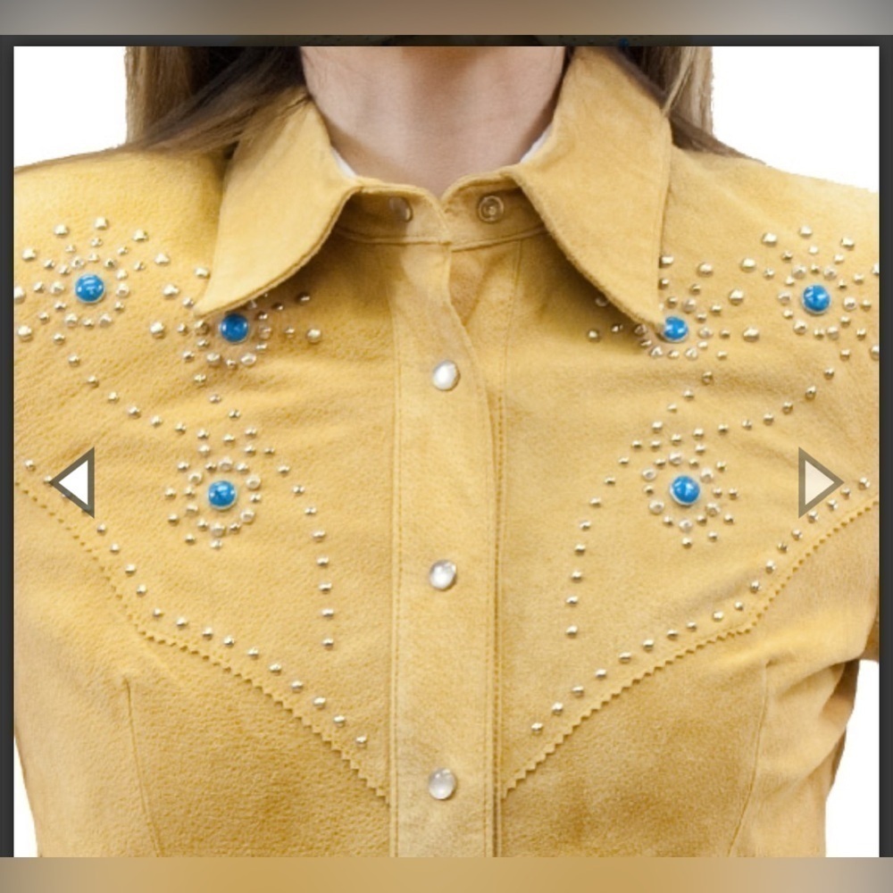 3BWest Women's Suede Leather Jacket Size XL - Picture 2 of 16